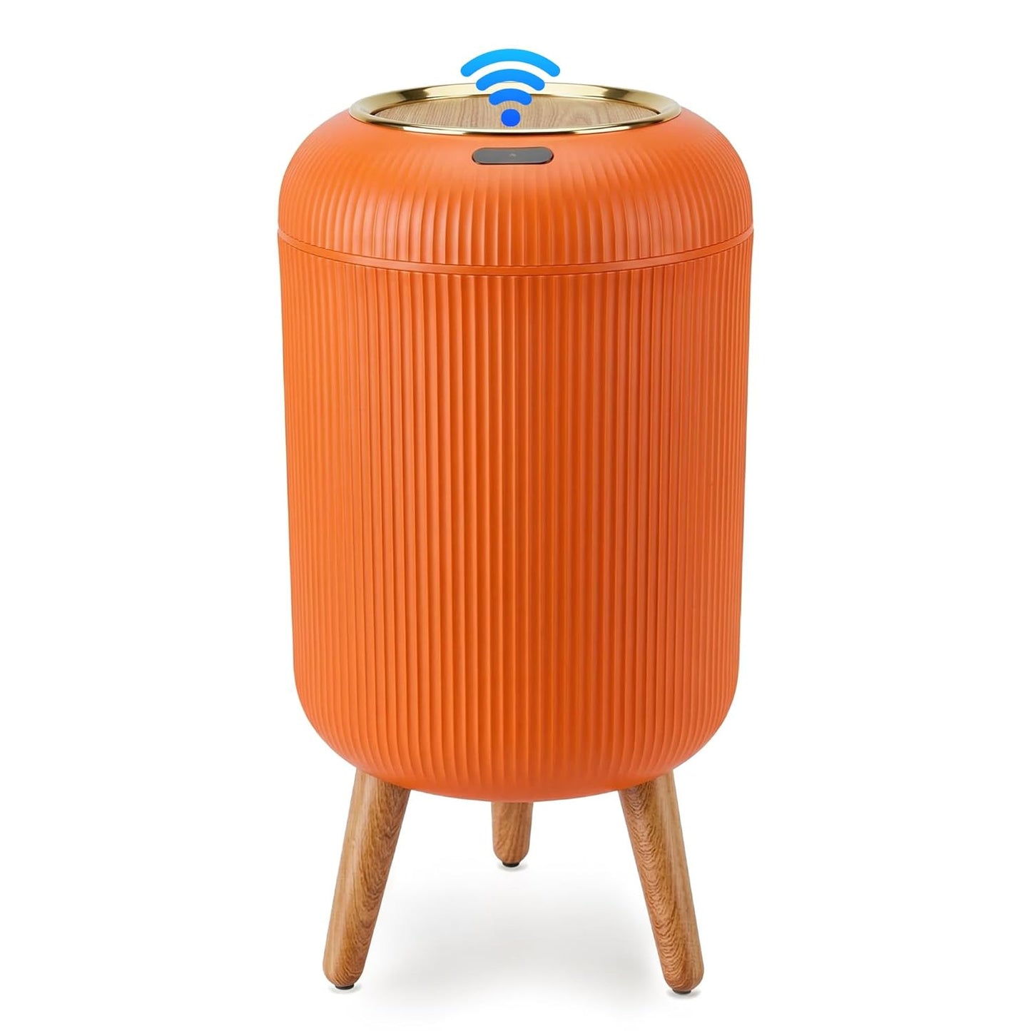 Pukomc Smart Sensor Wastebasket, Convenient and Hygienic Easy to Use, Technology Sensor Waterproof Wastebasket Plastic Trash can for Kitchen, Bathroom, Bedroom, Living Room, Office and Outdoor