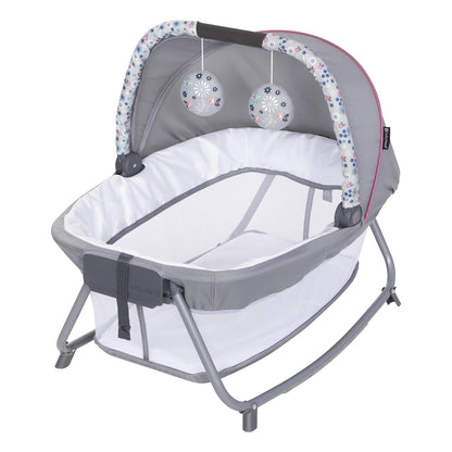 Baby Trend Nursery Den Playard with Snooze Pod and Flip Over Changer, Diamond Sage