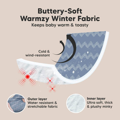 KeaBabies Winter Car Seat Cover Baby, Newborn - Universal Fit Infant Carseat Covers Baby Girl, Boy, Breathable, Lightweight Blanket, Easy to Use Stroller Canopy, Rain, Wind, Sun Shade (Laurel)