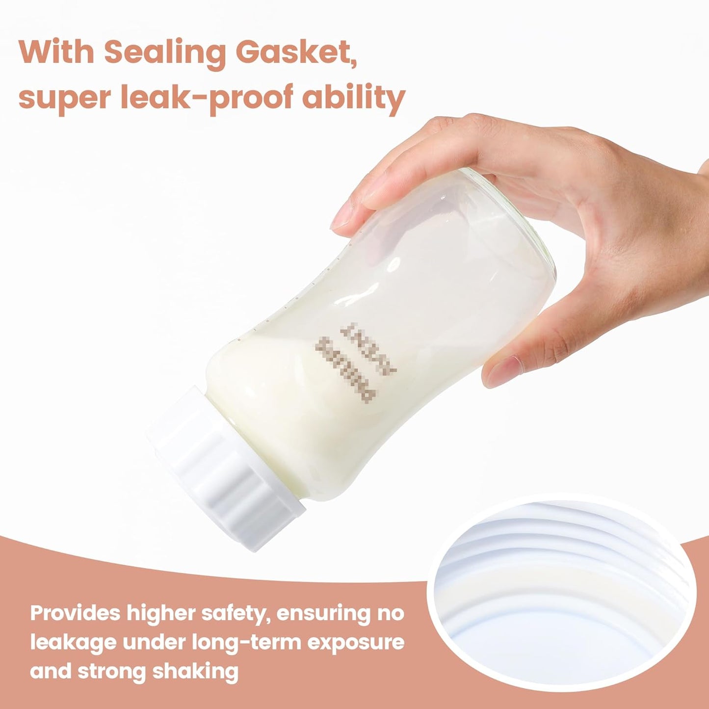 3 Pack Silicone Sleeves for Philips Avent Natural Glass Baby Bottles, Food Grade Silicone Anti Breakage Baby Bottles Holder, Compatible with Philips Avent Glass Natural Baby Bottle 8oz