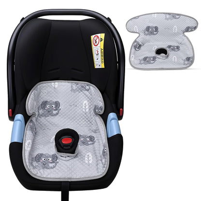 Piddle Pad Car Seat Liner, Waterproof Soft Car Seat Protector for Potty Training, Travel-Friendly Baby Toddler Carseat Cover, Machine Washable Liner for Spills, Potty Accidents (Blue, 2PC)