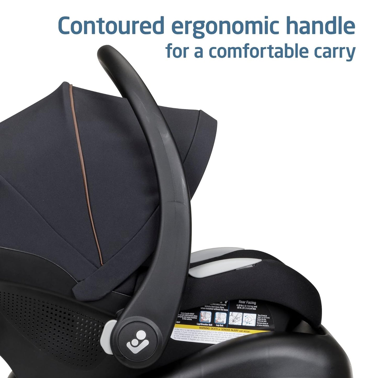 Maxi-Cosi Mico Luxe Infant Car Seat with Base, Rear Facing Car Seat for Babies, Baby Carseat 4-30 lbs, Baby Car Seats, Infant Car Seats, New Hope Tan