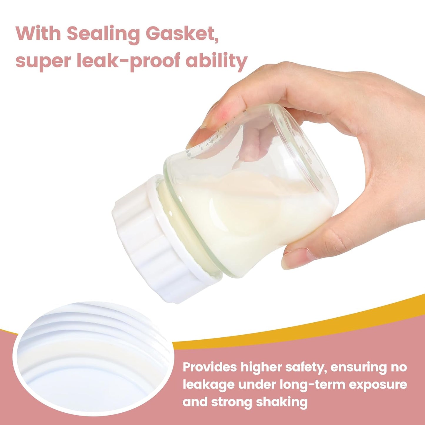 3 Pack Silicone Sleeves for Philips Avent Natural Glass Baby Bottles, Food Grade Silicone Anti Breakage Baby Bottles Holder, Compatible with Philips Avent Glass Natural Baby Bottle 8oz