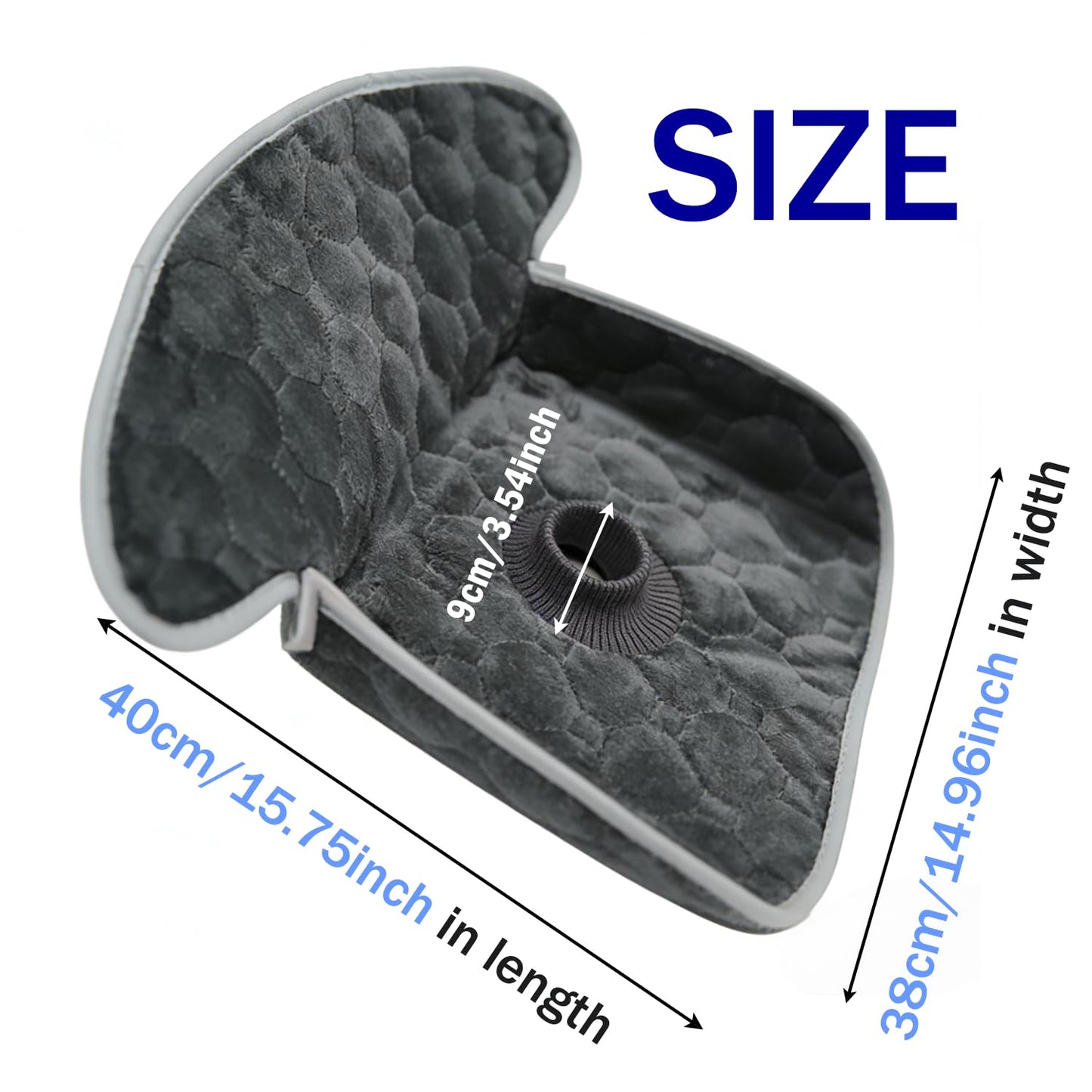 Piddle Pads for Strollers, High Chair, Seat Pad, Seat Protector Waterproof, Baby Potty Training Carseat Protector-Waterproof, Leak-Proof, Washable (Grey)