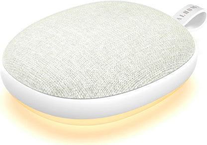 Portable White Noise Sound Machine: Baby Sleep Soother, Bluetooth Speaker, Rechargeable Battery, 4-Speed Timer, 6 Soothing Sounds Adult Therapy Aid for Trave (Blue, Portable)
