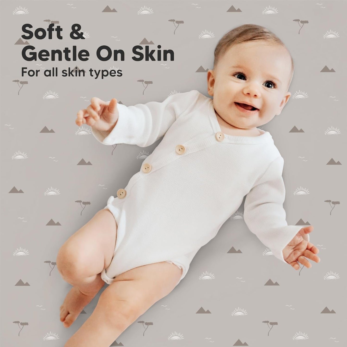2-Pack Mini Crib Sheets Fitted - 38x26 Pack N Play Sheets for Pack and Play Mattress, Organic Cotton, Soft & Breathable Playard Bedding, Neutral Mini Toddler Bed Cover for Boys, Girls (Dragon Tale)