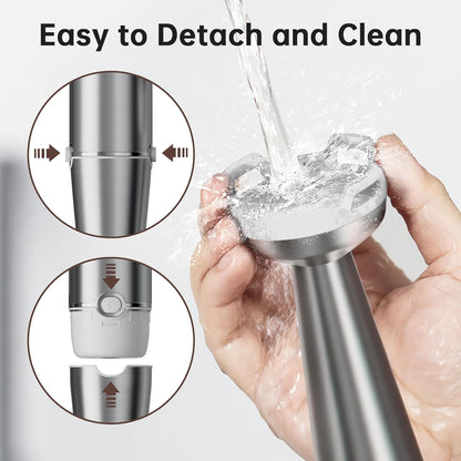 Turelar Immersion Blender Handheld Corded Hand Blenders Set 1100W, Trigger Variable Speed 5 in 1 Stick Emulsifier with Chopper, Whisk and Frother for Soup, Baby Food and Smoothies, Orange