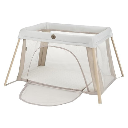 Maxi-Cosi Calao Travel Playard, Infant Bassinet, Toddler Playpen, Portable, Lightweight, Foldable, Easy Setup, with Carry Bag, Breathable Mesh, Classic Oat