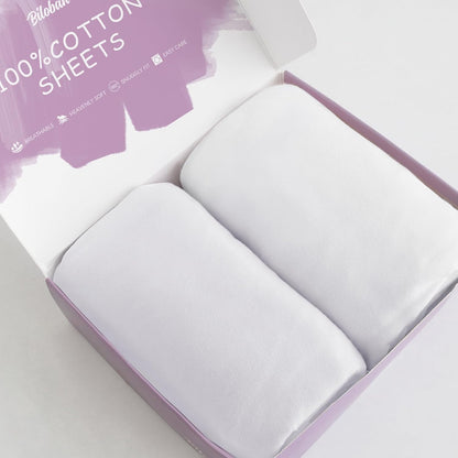 Bassinet Sheets Fit for Simmons Kids By The Bed City Sleeper Bassinet(Twins), Moses Basket and Hospital Bassinet, 100% Cotton, 2 Pack, Gray and White Print - Colors B