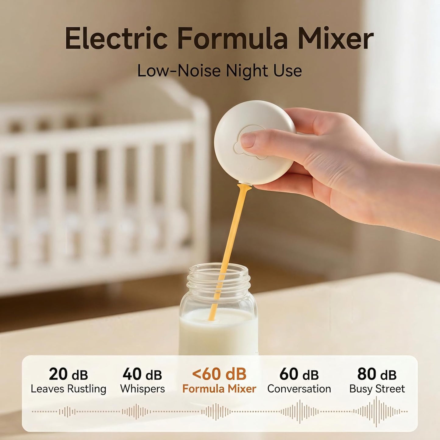 Handheld Electric Baby Formula Mixer,Handheld Drink Mixer