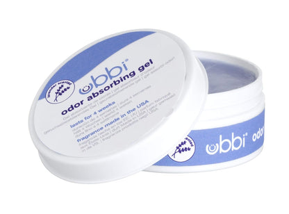 Ubbi Steel Odor Locking, No Special Bag Required Money Saving & Lavender Scented Absorbing Gel Value Pack - 3 Count Diaper Pail Odor Control for Baby Nursery