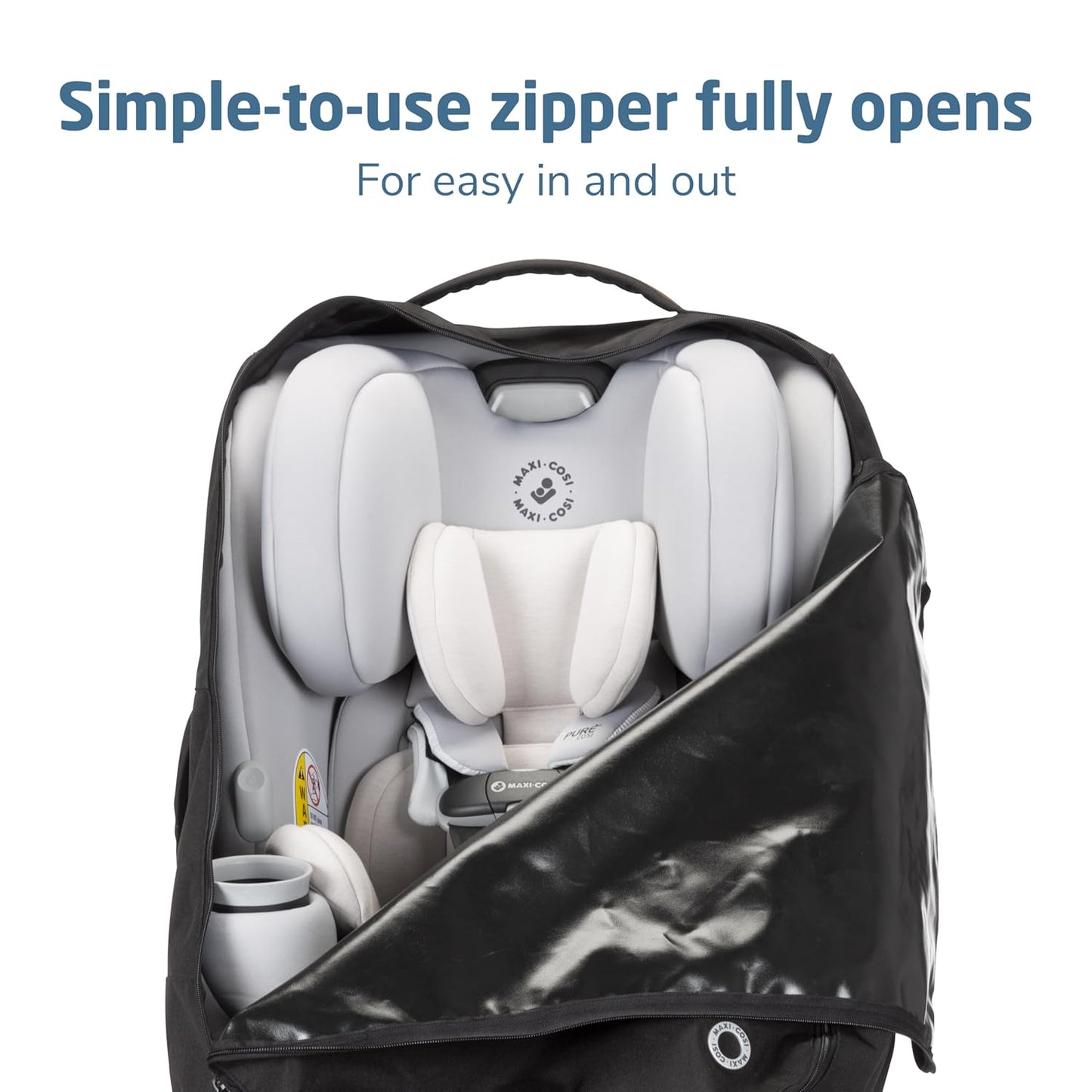 Maxi-Cosi Pria All-in-One Convertible Car Seat, Infant to Toddler Car Seat, Easy-Install Harness, Machine-Washable Cover, 5-100 lbs, Sea Shadow