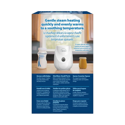 Dr. Brown's Insta-Feed Baby Bottle Warmer and Sterilizer for Baby Bottles and Baby Food Jars, BPA-Free Plastic
