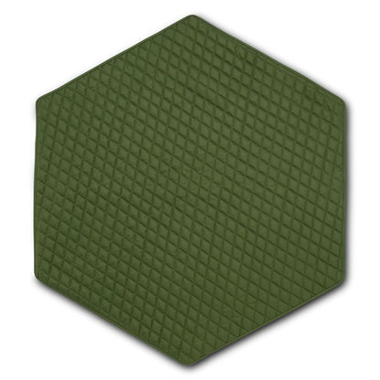 Jeep Hexagon Pop Up Play Yard with Removable Canopy | Ideal for Indoor and Outdoor Use, Olive Green