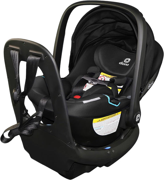 Diono LiteClik30 RXT SafePlus Infant Car Seat and Base, Rear-Facing for Infants 4-30lbs, SafePlus Engineering, with Infant Insert, UPF 50+ Sunshade