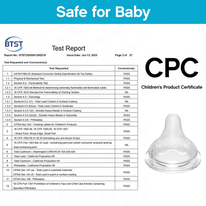 Silicone Nipples for Pigeon Bottles, Anti-Colic Replacement Nipple for Baby 6m+, BPA Free, Fast Flow, Size L, 4 Count