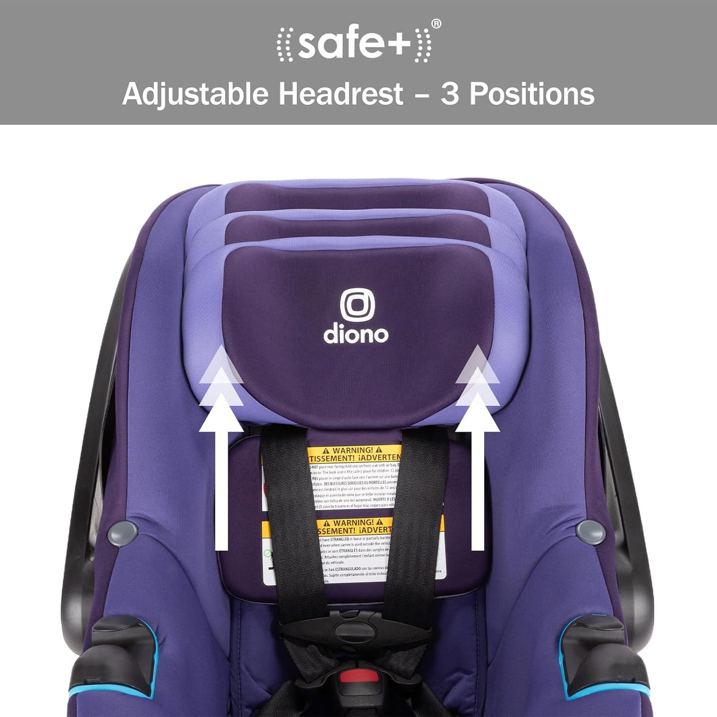 Diono LiteClik30 RXT SafePlus Infant Car Seat and Base, Rear-Facing for Infants 4-30lbs, SafePlus Engineering, with Infant Insert, UPF 50+ Sunshade