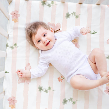 Bedside Sleeper Bassinet Fitted Sheets 20 x 33, 3 Pack Baby Delight Beside Me Dreamer,Babybond,Jimglo,koola,cowiewie,fodoss, Dream On Me Baby Square Bassinet, Pink Animal