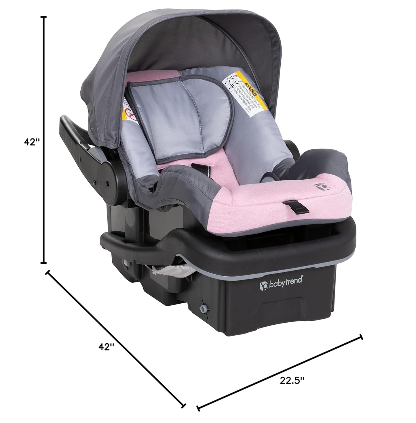 Baby Trend Sonar Cargo 3-Wheel Travel System, Desert Sage