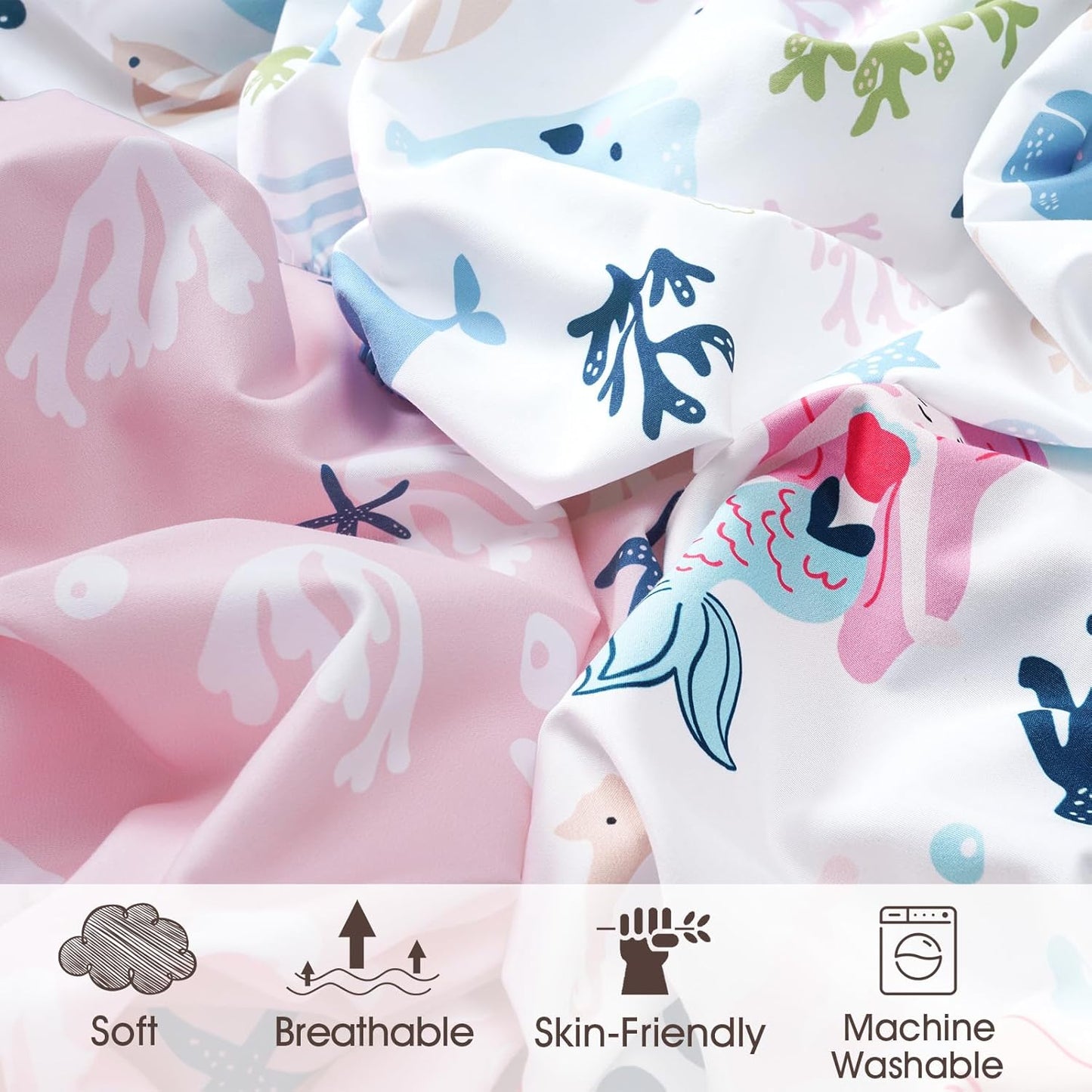 PHF 3 Pack Soft Mini Crib Sheets, Floral & Animal Pack N Play Sheets for Baby Boys Girls, No Slip Universal Fit for Pack N Play, Playard, Portable and Mini Crib Mattresses,Floral & Animal
