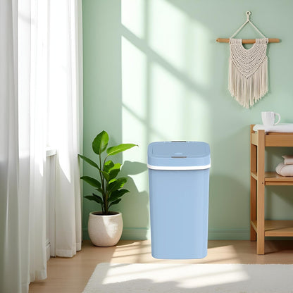 15L Smart Diaper Pail with Motion Sensor Lid | Touchless Hands-Free Baby Diaper Trash Can | Double Locking Seal | Slim Space-Saving Design | Quiet & Durable (Yellow)