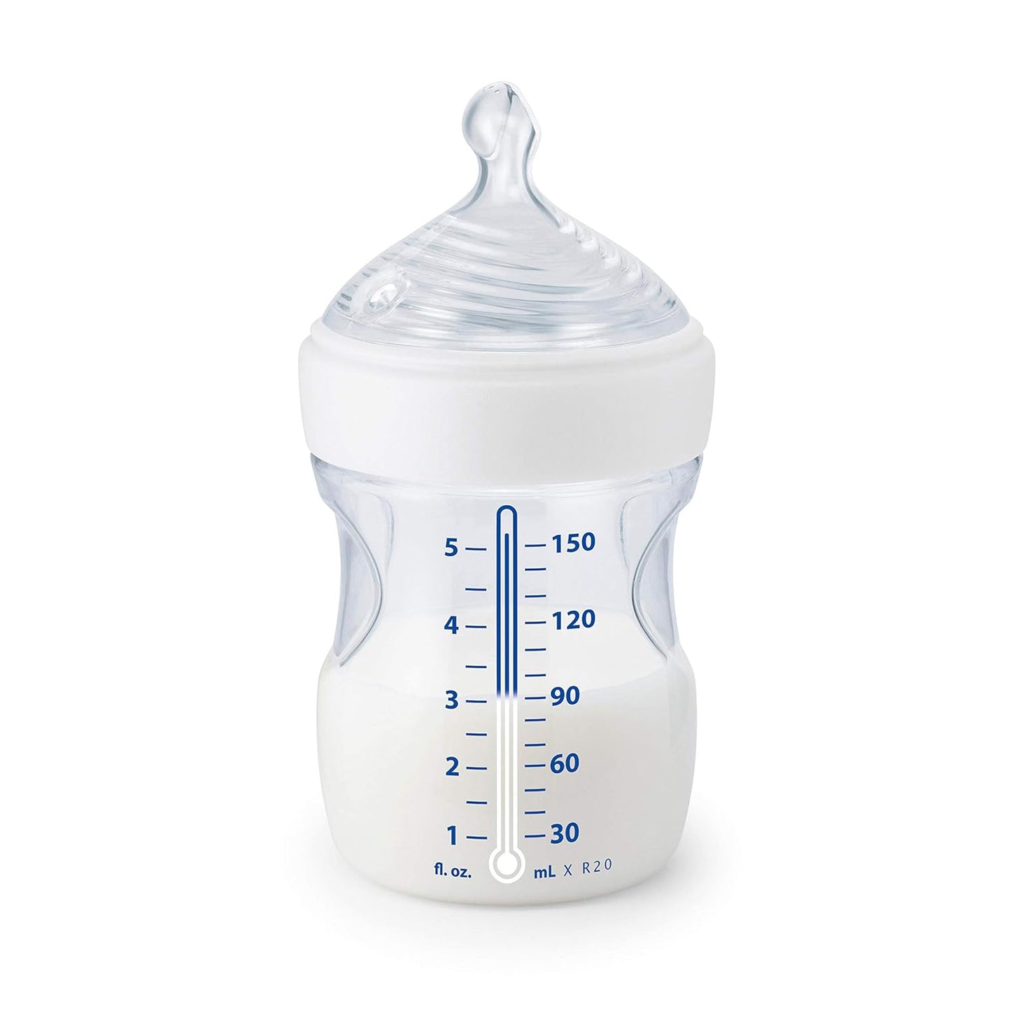 NUK Simply Natural Baby Bottles with SafeTemp Gift Set - Includes 4 Bottles