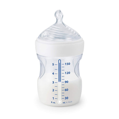 NUK Simply Natural Baby Bottles with SafeTemp Gift Set - Includes 4 Bottles
