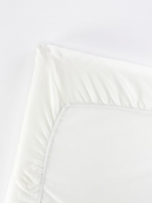 BabyBjörn Fitted Sheet for Travel Crib Light - Organic White