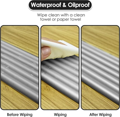 Edge Protector for Baby Proofing, Corner Protector Baby, Desk Edge Cushion, Extra-Wide Soft Foam Padding Self Adhesive Furniture Corner Guard Bumper for Table, Fireplace 16.4ft Brown