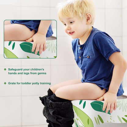 30 Pack Toilet Seat Covers Disposable, Large Waterproof Potty Covers for Toddlers, Kids, and Adults, Individually Wrapped for Travel, Toddler Potty Training for Public Restroom, Airplane, Trip