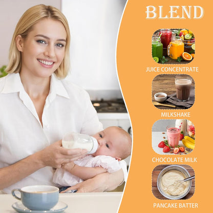 Mixing Pitcher for Drink, Drink Pitcher with Lid and Clean Sponge Brush, Wide Mouth Juice Pitcher with Plastic Blades and Adjustable Mixer Plunger, for Juice Tea Milk Lemonade(2.1qt/67.6oz)