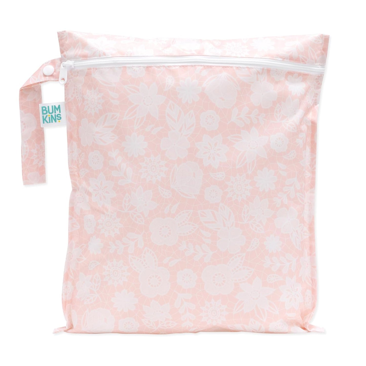 Bumkins Disney Waterproof Wet Bag for Baby, Travel, Swim Suit, Cloth Diapers, Pump Parts, Pool, Gym Clothes, Toiletry, Strap to Stroller, Daycare, Zip Reusable Bag, Packing Pouch, Winnie the Pooh