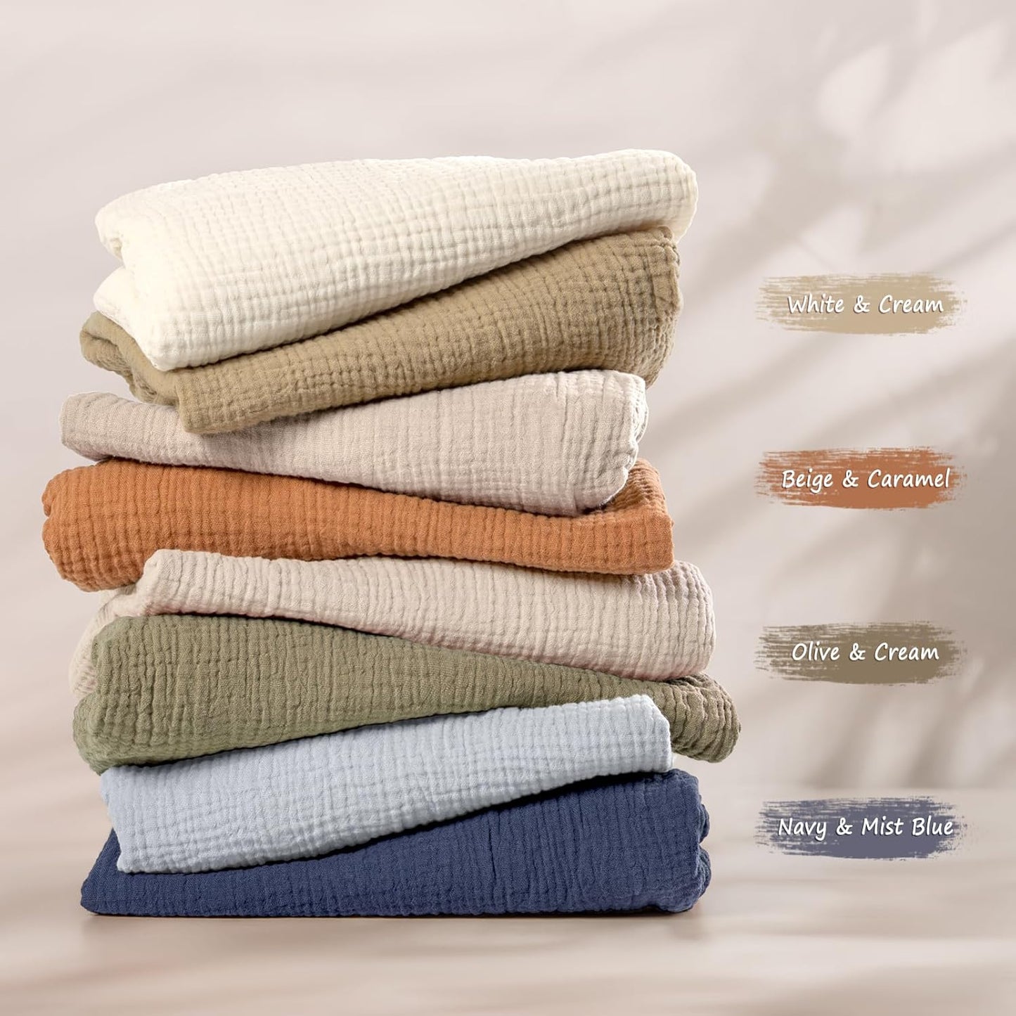 lulumoon Muslin Bassinet Sheets for Baby: Soft Bedside Sleeper Bassinet Fitted Sheets for Boys and Girls