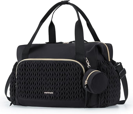 mommore Diaper Bag Tote, Large Capacity Travel Diaper bags, Hospital Bag for Labor Delivery, Baby Bag with Pacifier Case | Hospital Bag, for Labor Delivery, Baby Bag, with Pacifier Case