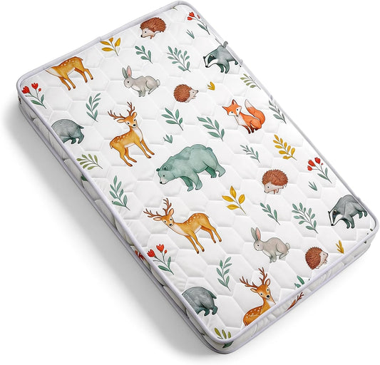 Pack and Play Mattress Pad 38x26x1.5 – Non-Slip Bottom & Breathable Playpen Mattress for Baby, Firm Foam Pack n Play Mattress Replacement for Graco/Baby Trend Playard, Soft Portable Mini Crib Mattress