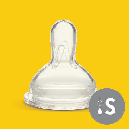 Medela Medium Flow Spare Nipples with Wide Base, 3 Pack, Compatible with Medela Storage Bottles, Made Without BPA