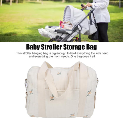Fafeicy Universal Stroller Organizer, Multifunctional Baby Stroller Storage Bag Baby Stroller Bag Reusable Handbag Nappy Bag (Rabbit Bag)