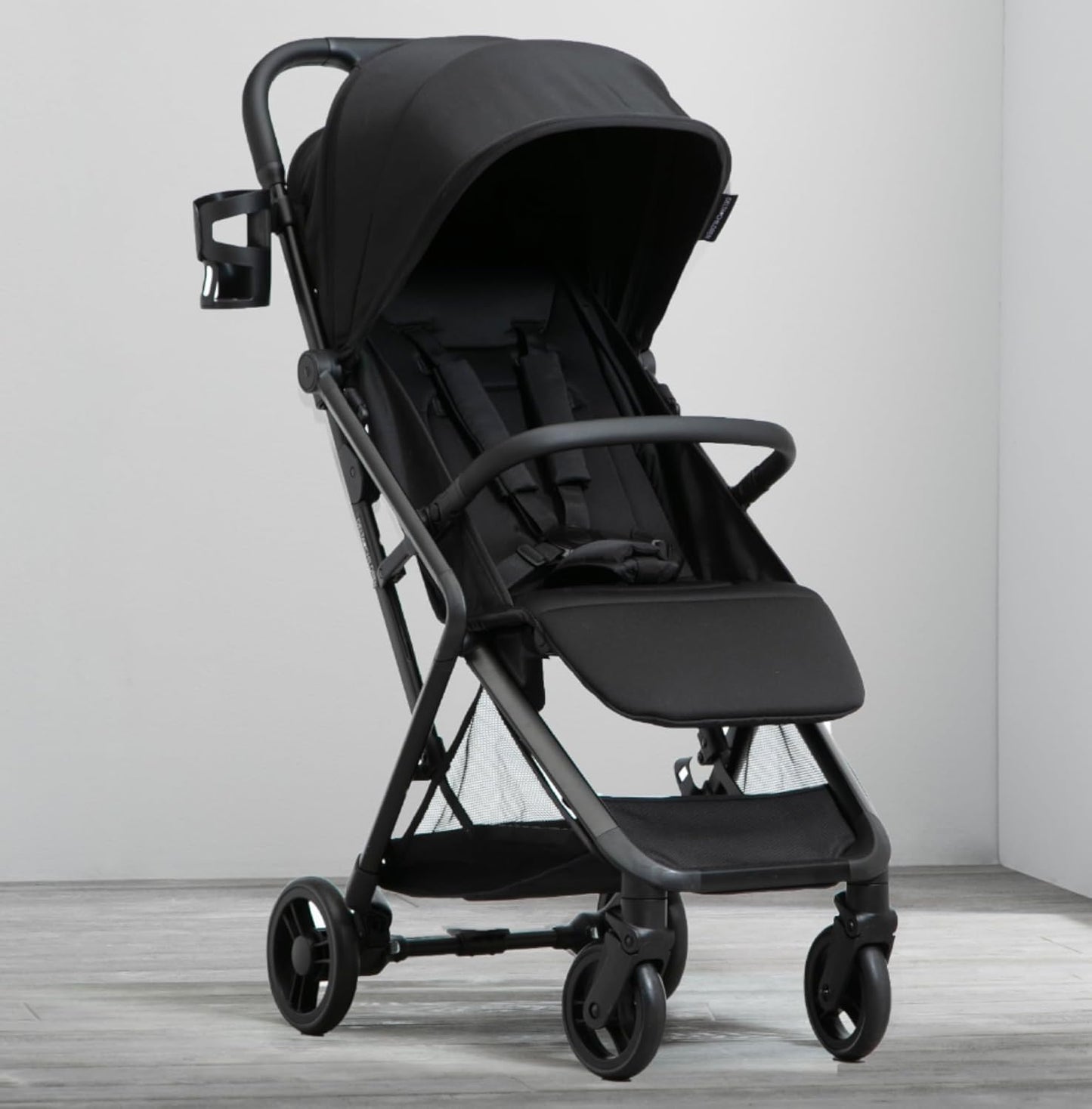 Delta Children Icon Ultra Compact Travel Stroller - Greenguard Gold Certified, Black