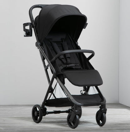 Delta Children Icon Ultra Compact Travel Stroller - Greenguard Gold Certified, Black