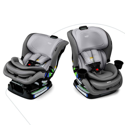 Britax Poplar S Convertible Car Seat, 2-in-1 Car Seat Extended Rear Facing, 17” Slim Car Seat Design with Fast & Easy ClickTight Installation, Anti-Rebound Bar & SafeWash Fabrics — Cowmooflage