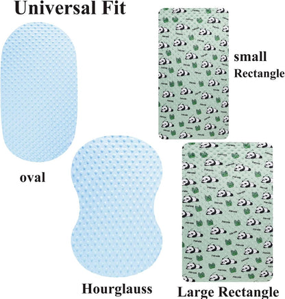 Dot Bassinet Sheet Set 2 Pack Stretch Fitted Bedside Sleeper Bassinet Sheets Sheets,Ultra Soft, for Baby Girls and Boys Light Green Dinosaur