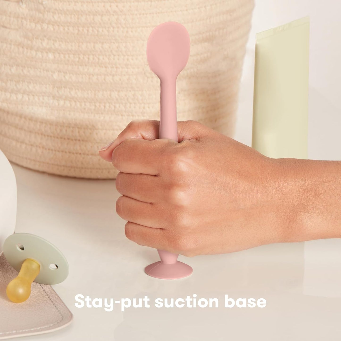 Frida Baby Diaper Cream Spatula, 100% Silicone Butt Spatula for Baby, Diaper Cream Applicator for Easy + Clean Use of Butt Paste & Diaper Rash Cream, BPA- Free, Teal