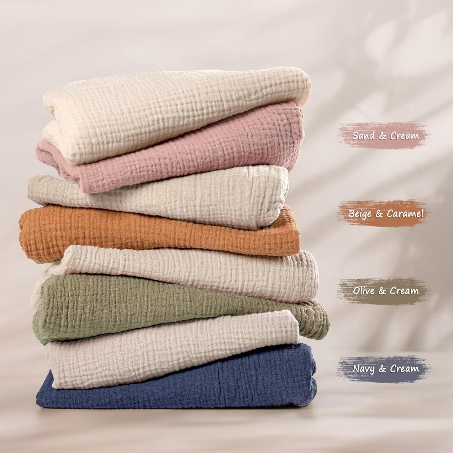lulumoon Muslin Bassinet Sheets for Baby: Soft Bedside Sleeper Bassinet Fitted Sheets for Boys and Girls