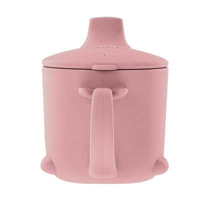 Nuby Animal Friend Silicone Round Bowl - Toddler Bowl - 6+ Months - Pink Whale Bowl