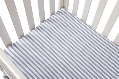 Onacosht Pack and Play Sheets 3 Pack for Baby Boy, Stretchy Jersey Knitted Portable Mini Crib Sheets Playard Mattress Cover, Woodland Animal Elephant Fox Lion Bear Giraffe Zebra Printing