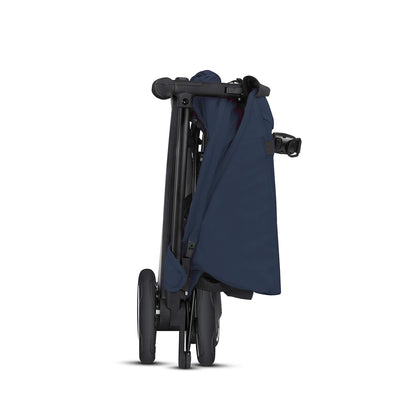 gb Pockit+ All-Terrain, Ultra Compact Lightweight Travel Stroller with Canopy and Reclining Seat in Velvet Black