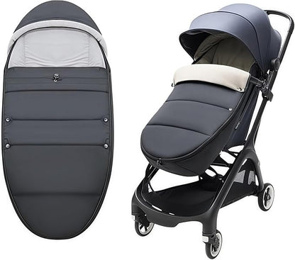 Waterproof Thickened Universal Stroller Blanket - Baby/Toddler Stroller Footmuff, Sleeping Bag & Bunting, Cold-Weather Winter Cover(Black)
