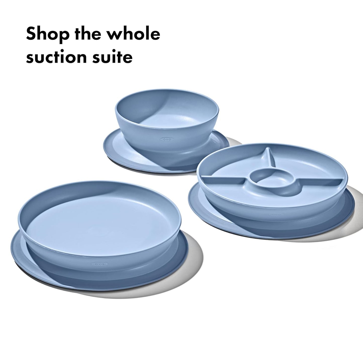 OXO Tot Stick and Stay Suction Plate - Blossom
