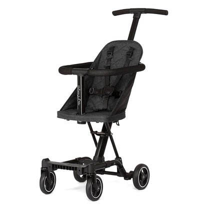 Dream On Me Coast Rider Travel Stroller, Lightweight & Compact Baby Stroller, Theme Park Approved, Book-Folding Design, Adjustable Handle, Soft-Ride Wheels, Converts to Rider & Scooter - Pink