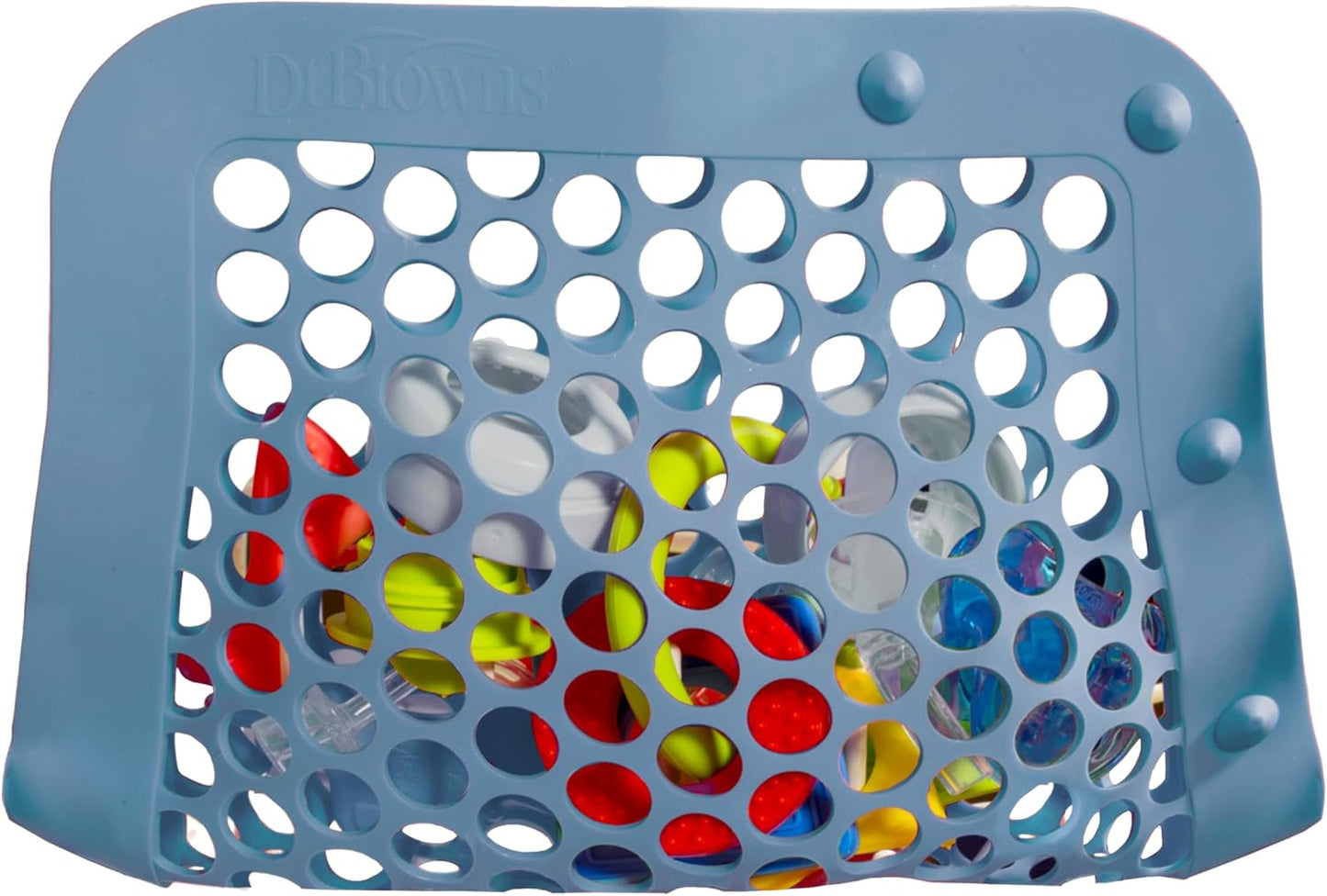 Dr. Brown's Dishwasher Bag with Adjustable Sizing, 100% Silicone, for Baby Bottles, Parts, Nipples, Breast Pump Accessories, and Pacifiers, Gray, BPA-Free, 1-Pack